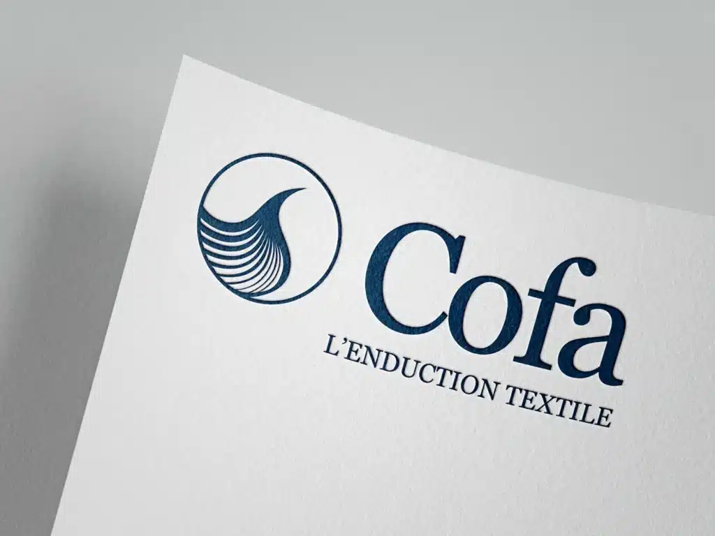 Création du logo de Cofa Enduction textile, par BeWithYou