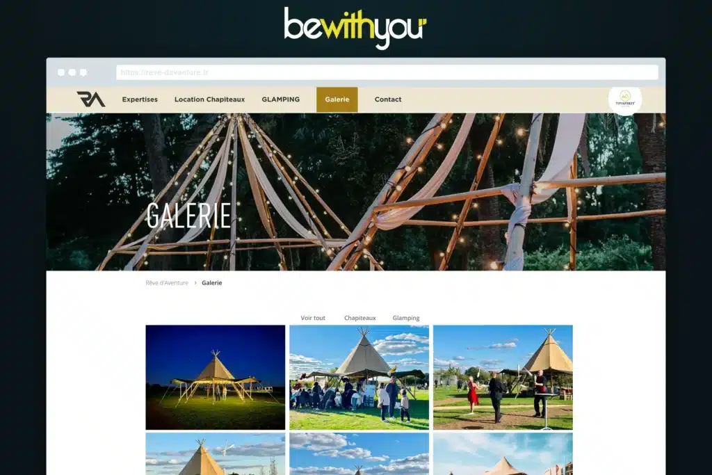 Gallerie des réalisations de Rêve d'Aventure, par BeWithYou